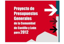 Proyecto de Ley de Presupuestos Generales de la Comunidad para el año 2012