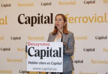 Ferrovial ha participado en un desayuno informativo con la ministra de Fomento, Ana Pastor, en el que se habló sobre las infraestructuras y el transporte como sectores clave de la recuperación económica. El acto, patrocinado por la compañía, ha sido organizado por la revista Capital