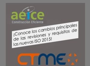 Jornada AEICE: NORMAS ISO-9001: 2015/ISO-14001: 2015: CAMBIOS CLAVE Y PROCESO DE TRANSICIÓN