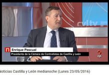 Entrevista con el presidente de la Cámara de Contratistas en Noticias Castilla y León medianoche (Lunes 23/05/2016)