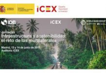 Jornada gratuita de Infraestructura y Sostenibilidad. Banco Mundial y BID 2017, junio en Madrid