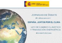 25 y 26 de mayo, las Jornadas de debate: España, Juntos por el Clima, establecerán las bases para la elaboración del anteproyecto de Ley de Cambio Climático y Transición Energética