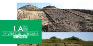 Estiércol para la restauración de taludes de carretera