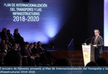 El ministro de Fomento presenta el Plan de Internacionalización del Transporte y las Infraestructuras 2018-2020