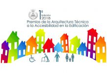 Fecha límite de recepción de propuestas de la Primera Edición de los Premios de la Arquitectura Técnica a la Accesibilidad en la Edificación es el 28 de febrero de 2018