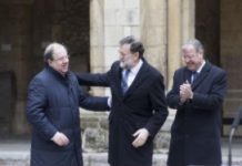 Herrera aprovecha la visita de Rajoy a León para animar al Gobierno a dotar de contenido y actividad al Ciuden. Ha apelado también a la necesidad de aprobar los Presupuestos Generales del Estado