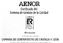 La Cámara de Contratistas de Castilla y León ha renovado con AENOR, su Certificado de Sistema de Gestión de Calidad conforme con la Norma ISO9001