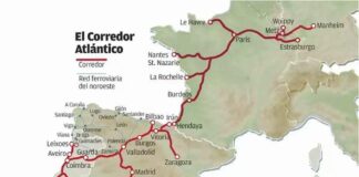 Suárez – Quiñones ha pedido corregir los desequilibrios entre el corredor del Atlántico y el corredor del Mediterráneo Corredor del atlántico