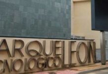 La empresa DOMINGO CUETO encargada de realizar las obras para el acceso al Parque Tecnológico de León.