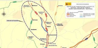 El Ministerio de Fomento somete a información pública el proyecto del tramo Quintanaortuño – Montorio, A-73 Burgos, con un presupuesto estimado de 91,9 millones de euros.
