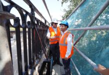 ZARZUELA finaliza la rehabilitación de la barandilla del Puente Mayor de Valladolid