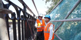 ZARZUELA finaliza la rehabilitación de la barandilla del Puente Mayor de Valladolid