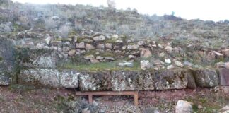 Excavaciones en la muralla de Tiermes para una próxima restauración MURALLA DE TIERMES