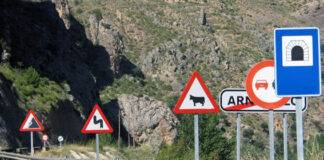 La Junta presupuesta para cambiar las señalización vertical en carreteras de las 9 provincias