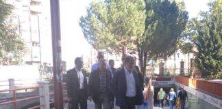 Avances del paso inferior de Panaderos y Labradores, en Valladolid