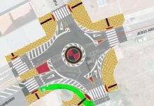 Nueva glorieta en el barrio de Puente Ladrillo en Salamanca