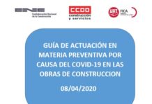 Guía en materia preventiva para la vuelta al trabajo en las obras de construcción