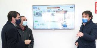 El consejero de Fomento y Medio Ambiente, Juan Carlos Suárez-Quiñones, visita la EDAR de Morales de Toro, Zamora, realizada por la UTE (ECOCIVIL-HERGONSA)