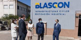 El Consejero de Economía y Hacienda visita BLASGON