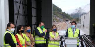 Fernandez Mañueco visita las obras de Pajares