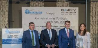 Enrique Pascual, Presidente de la Cámara de Contratistas de Castilla y León, presente en las ‘Conversaciones Políticas’ del Club de Prensa El Mundo-Diario de Castilla y León