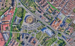 Calle Juan Carlos I, una de las calles que serán intervenidas en este proyecto 