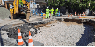 La N-6 de San Rafael reabre tras la reparación del socavón N-6 San Rafael