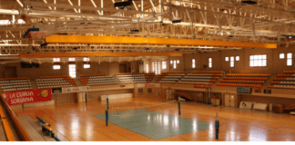 Recta final de la renovación del pabellón de Los Pajaritos Pabellón Los Pajaritos