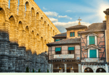 Corte de carril por la rehabilitación del firme en el Paseo de Santo Domingo de Guzmán, en Segovia