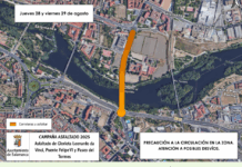 Cortes de tráfico en el Puente de Felipe VI y Arroyo de Santo Domingo en Salamanca por trabajos de asfaltado