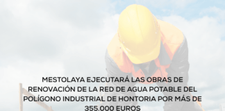 Mestolaya ejecutará las obras de renovación de la red de agua potable del Polígono Industrial de Hontoria por más de 355.000 euros