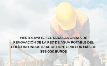Mestolaya ejecutará las obras de renovación de la red de agua potable del Polígono Industrial de Hontoria por más de 355.000 euros