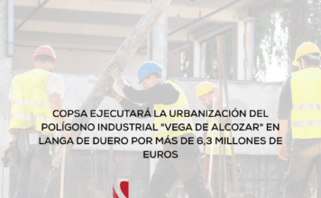 COPSA ejecutará la urbanización del Polígono Industrial «Vega de Alcozar» en Langa de Duero por más de 6,3 millones de euros